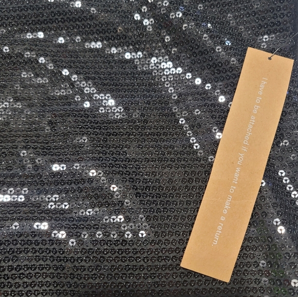 Reformation Sydney Black Sequin Dress - Picture 7 of 11